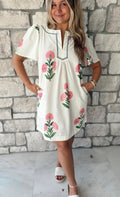 Pink Magnolia Day Dress